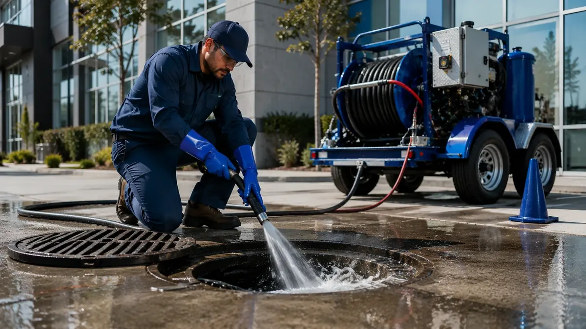 Commercial Hydro Jet Drain Cleaning in Desert Center