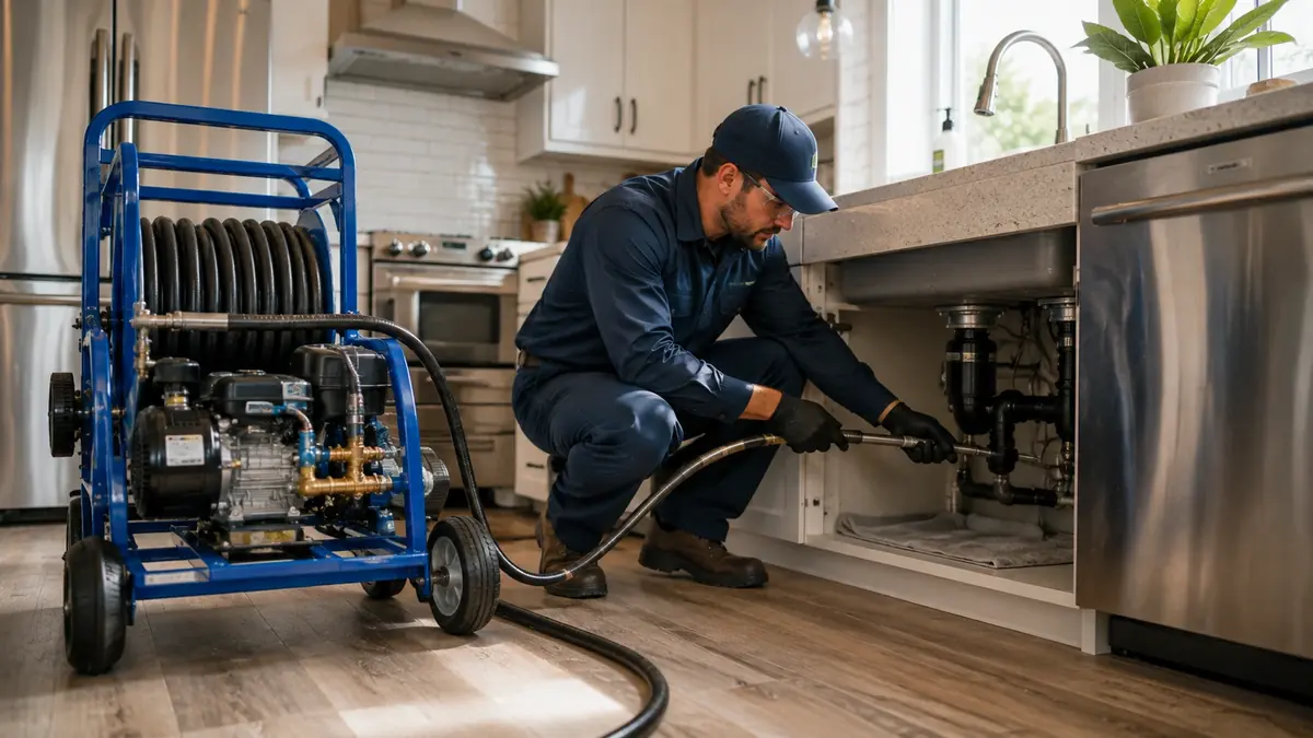 Kitchen Drain Hydro Jetting in Desert Center